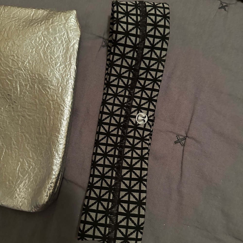 Lululemon trainer headband and little makeup bag Ipsy